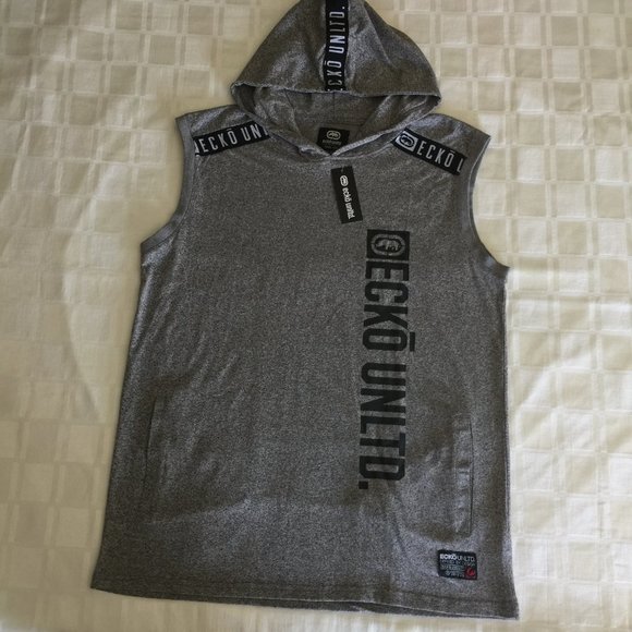 ecko sleeveless hoodie